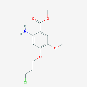 Methyl 2-amino-4-(3-chloropropoxy)-5-methoxybenzoate