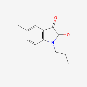 5-Methyl-1-propylindoline-2,3-dione