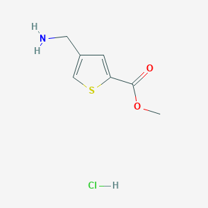 Methyl 4-(aminomethyl)thiophene-2-carboxylate hydrochloride