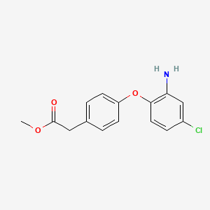 Methyl 2-[4-(2-amino-4-chlorophenoxy)phenyl]-acetate