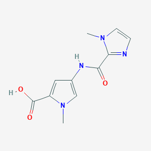 1-Methyl-4-[(1-methyl-1H-imidazole-2-carbonyl)-amino]-1H-pyrrole-2-carboxylic acid