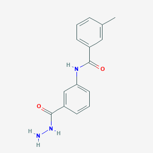 molecular formula C15H15N3O2 B3023178 N-[3-(hydrazinocarbonyl)phenyl]-3-methylbenzamide CAS No. 1071400-41-3