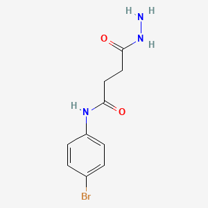 molecular formula C10H12BrN3O2 B3023180 N-(4-bromophenyl)-4-hydrazino-4-oxobutanamide CAS No. 443863-36-3
