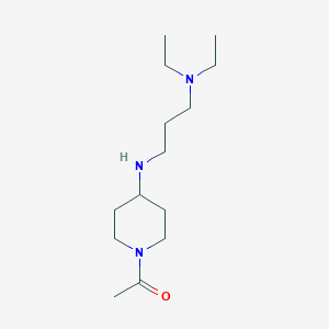 molecular formula C14H29N3O B3023200 N'-(1-acetylpiperidin-4-yl)-N,N-diethylpropane-1,3-diamine CAS No. 1119450-05-3