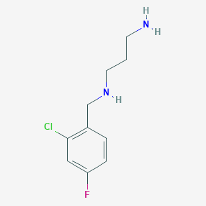 N-(2-chloro-4-fluorobenzyl)propane-1,3-diamine