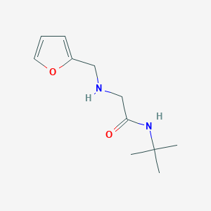 N-(tert-butyl)-2-[(2-furylmethyl)amino]acetamide