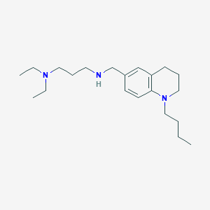 N'-[(1-butyl-1,2,3,4-tetrahydroquinolin-6-yl)methyl]-N,N-diethylpropane-1,3-diamine
