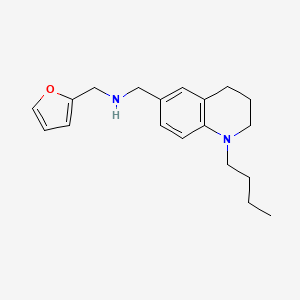 N-[(1-Butyl-1,2,3,4-tetrahydroquinolin-6-YL)-methyl]-N-(2-furylmethyl)amine