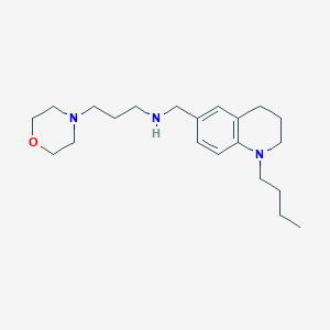 molecular formula C21H35N3O B3023212 N-[(1-Butyl-1,2,3,4-tetrahydroquinolin-6-YL)-methyl]-3-morpholin-4-ylpropan-1-amine CAS No. 1119450-27-9