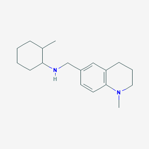 N-(2-methylcyclohexyl)-N-[(1-methyl-1,2,3,4-tetrahydroquinolin-6-yl)methyl]amine