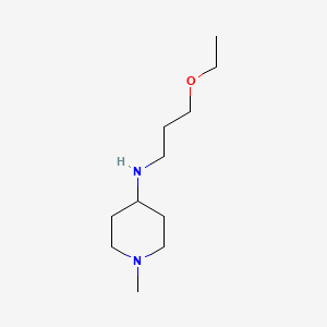 molecular formula C11H24N2O B3023216 N-(3-ethoxypropyl)-1-methylpiperidin-4-amine CAS No. 1021033-96-4