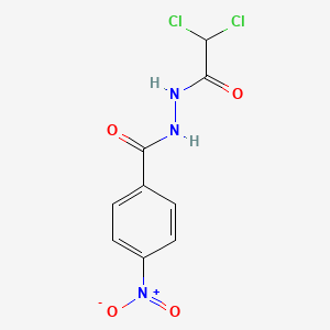 molecular formula C9H7Cl2N3O4 B3023217 N'-(2,2-dichloroacetyl)-4-nitrobenzohydrazide CAS No. 349106-91-8