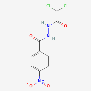 N'-(dichloroacetyl)-4-nitrobenzohydrazide