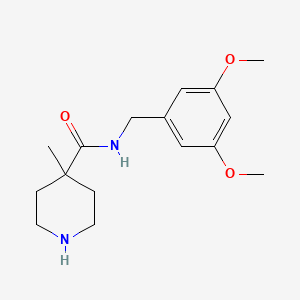 molecular formula C16H24N2O3 B3023219 N-(3,5-dimethoxybenzyl)-4-methylpiperidine-4-carboxamide CAS No. 1142210-53-4