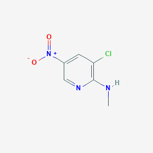 molecular formula C6H6ClN3O2 B3023225 3-chloro-N-methyl-5-nitropyridin-2-amine CAS No. 813424-10-1