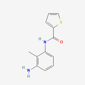 molecular formula C12H12N2OS B3023227 N-(3-amino-2-methylphenyl)thiophene-2-carboxamide CAS No. 895979-93-8