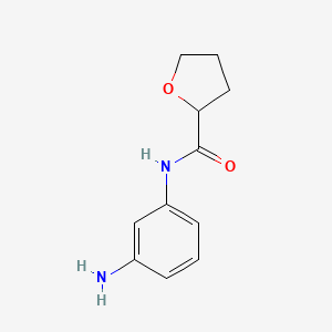 molecular formula C11H14N2O2 B3023232 N-(3-AMINOPHENYL)TETRAHYDROFURAN-2-CARBOXAMIDE CAS No. 926219-04-7