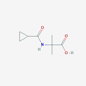 molecular formula C8H13NO3 B3023238 N-(Cyclopropylcarbonyl)-2-methylalanine CAS No. 215036-16-1