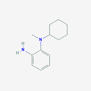 molecular formula C13H20N2 B3023242 N1-Cyclohexyl-N1-methylbenzene-1,2-diamine CAS No. 34601-83-7