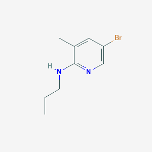 molecular formula C9H13BrN2 B3023248 5-bromo-3-methyl-N-propylpyridin-2-amine CAS No. 1219982-70-3