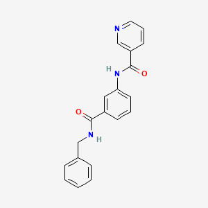 molecular formula C20H17N3O2 B3023276 N-(3-(Benzylcarbamoyl)phenyl)nicotinamide CAS No. 925199-18-4