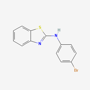 molecular formula C13H9BrN2S B3023278 N-(4-Bromophenyl)benzo[d]thiazol-2-amine CAS No. 6278-86-0