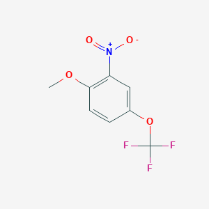 molecular formula C8H6F3NO4 B3023285 2-Nitro-4-(trifluoromethoxy)anisole CAS No. 660848-54-4