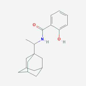 molecular formula C19H25NO2 B3023300 N-[1-(1-adamantyl)ethyl]-2-hydroxybenzamide CAS No. 893778-69-3