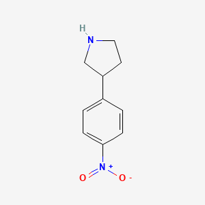 molecular formula C10H12N2O2 B3023305 3-(4-Nitrophenyl)pyrrolidine CAS No. 927802-85-5