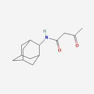 molecular formula C14H21NO2 B3023309 N-2-Adamantyl-3-oxobutanamide CAS No. 63664-40-4