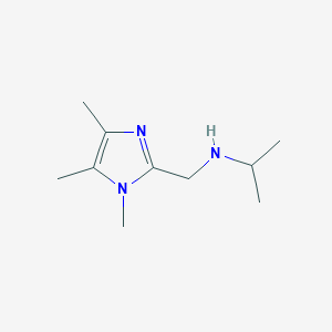 N-[(1,4,5-trimethyl-1H-imidazol-2-yl)methyl]propan-2-amine dihydrochloride