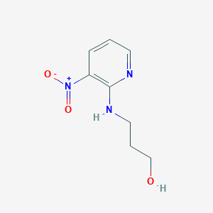 molecular formula C8H11N3O3 B3023319 3-(3-Nitropyridin-2-ylamino)propan-1-ol CAS No. 50503-13-4