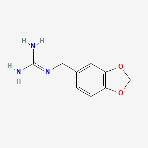 molecular formula C9H11N3O2 B3023350 1-(1,3-Benzodioxol-5-ylmethyl)guanidine CAS No. 19889-44-2