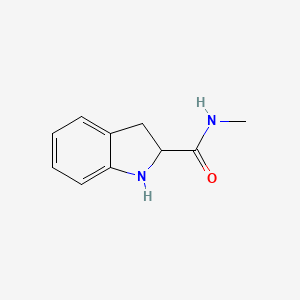 molecular formula C10H12N2O B3023362 N-methylindoline-2-carboxamide CAS No. 77920-71-9