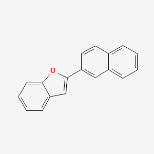 molecular formula C18H12O B3023369 2-(Naphthalen-2-yl)benzofuran CAS No. 26870-25-7
