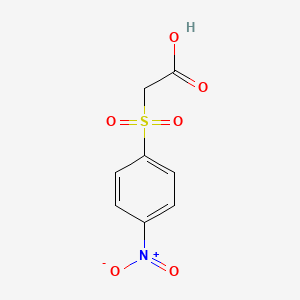 molecular formula C8H7NO6S B3023378 [(4-Nitrophenyl)sulfonyl]acetic acid CAS No. 3937-94-8