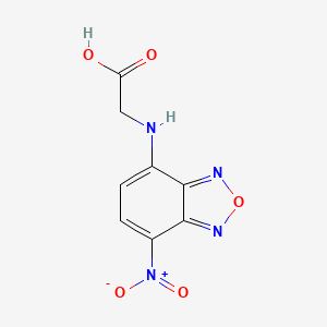 molecular formula C8H6N4O5 B3023399 N-(7-Nitro-2,1,3-benzoxadiazol-4-yl)glycine CAS No. 18333-80-7
