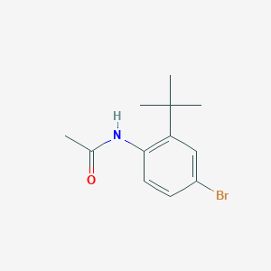 molecular formula C12H16BrNO B3023404 N-(4-bromo-2-tert-butylphenyl)acetamide CAS No. 73621-42-8