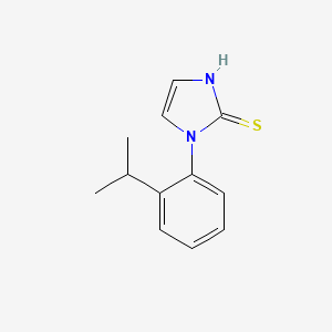 molecular formula C12H14N2S B3023419 1-(2-isopropylphenyl)-1H-imidazole-2-thiol CAS No. 25372-32-1