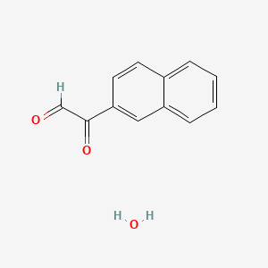 molecular formula C12H10O3 B3023443 2-Naphthylglyoxal hydrate CAS No. 7400-62-6
