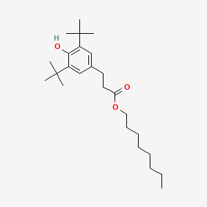 molecular formula C25H42O3 B3023473 Octyl-3,5-di-tert-butyl-4-hydroxy-hydrocinnamate CAS No. 13417-12-4