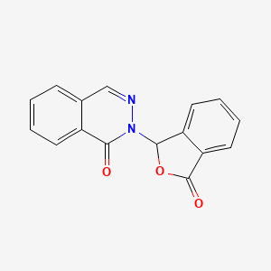 1(2H)-Phthalazinone, 2-(1,3-dihydro-3-oxo-1-isobenzofuranyl)-