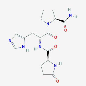 (S)-N-((R)-1-((S)-2-Carbamoylpyrrolidin-1-yl)-3-(1H-imidazol-4-yl)-1-oxopropan-2-yl)-5-oxopyrrolidine-2-carboxamide
