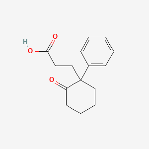 3-(2-Oxo-1-phenylcyclohexyl)propanoic acid