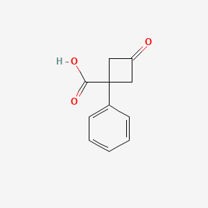 3-Oxo-1-phenylcyclobutane-1-carboxylic acid
