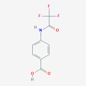 molecular formula C9H6F3NO3 B030235 4-[(Trifluoroacetyl)amino]benzoic acid CAS No. 404-26-2
