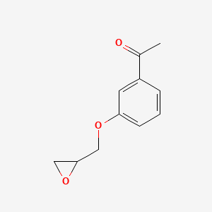1-[3-(Oxiran-2-ylmethoxy)phenyl]ethanone