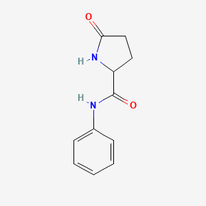 5-oxo-N-phenylpyrrolidine-2-carboxamide