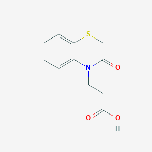3-(3-oxo-2,3-dihydro-4H-1,4-benzothiazin-4-yl)propanoic acid