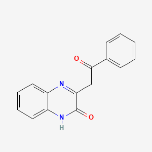 3-(2-Oxo-2-phenylethyl)quinoxalin-2(1h)-one